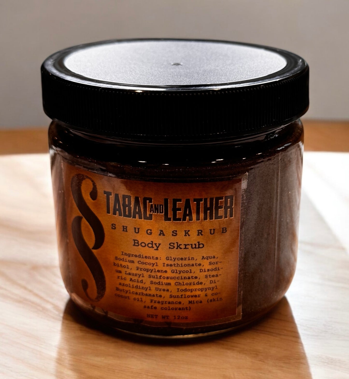 Tabac & Leather Foaming Body Scrub