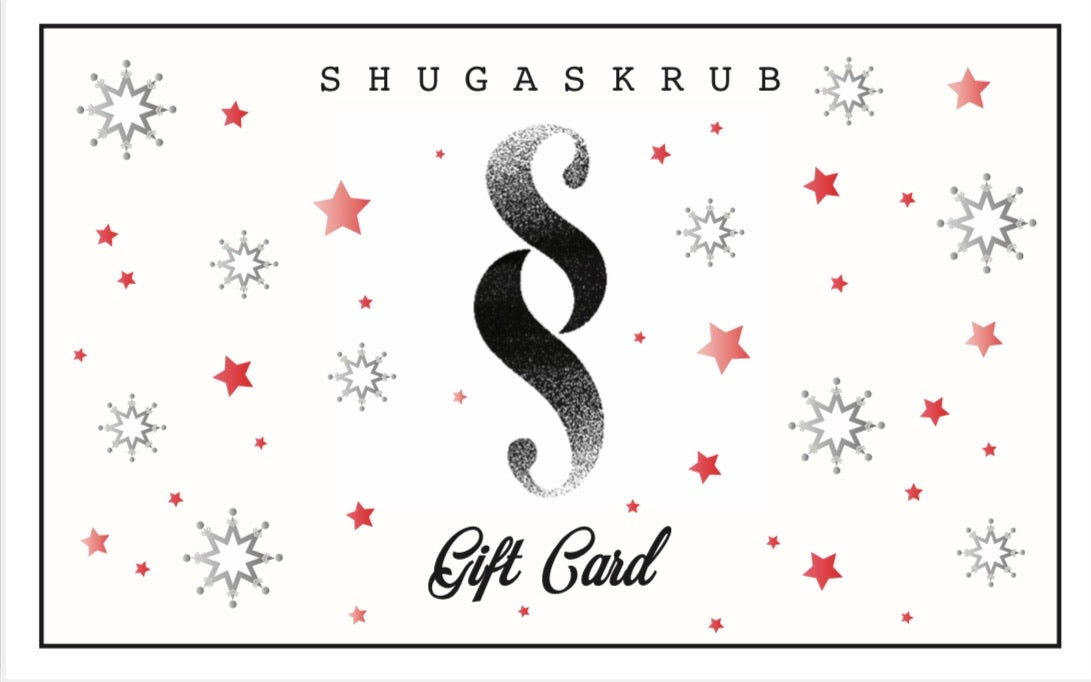 Shugaskrub Gift Card - Body scrubs, bath salts & skincare